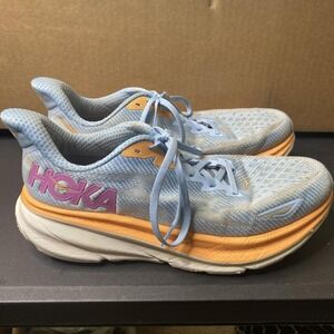 Hoka One One Clifton 9 Shoes Womens Size 10B Road Running 1127895-BSWV Sneakers